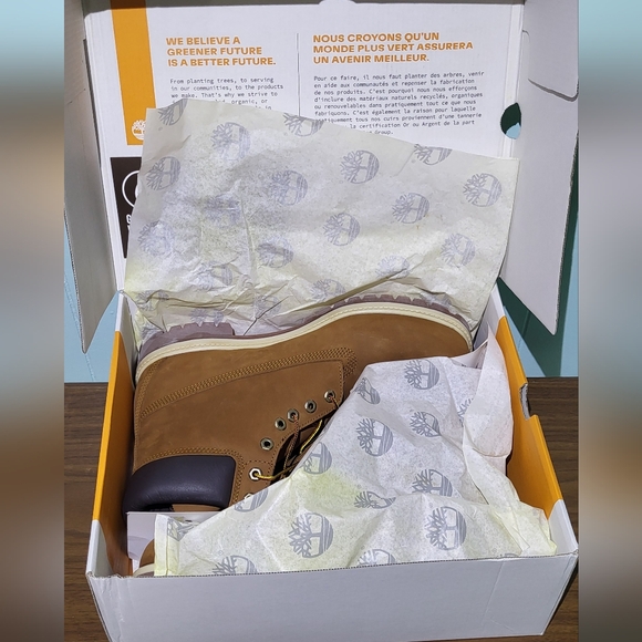 Timberland Premium Men's NIB 6in Waterproof Boot- Rust Nebuck Size 11.5 Medium - Picture 6 of 13